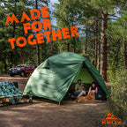 Kelty Wireless 8-Person Family Tent – Dill / Black Forest