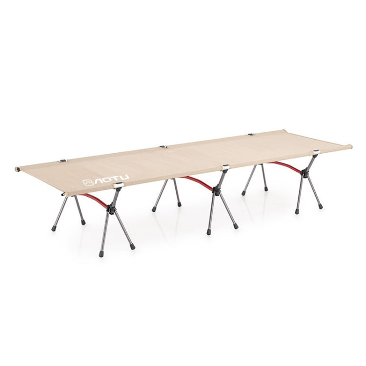 AOTU AT6758 Folding Camping Bed – Aluminium Frame, 150kg Capacity