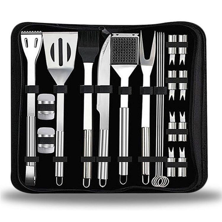 20-Piece Camping & BBQ Utensil Set with Carry Bag
