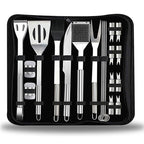 20-Piece Camping & BBQ Utensil Set with Carry Bag