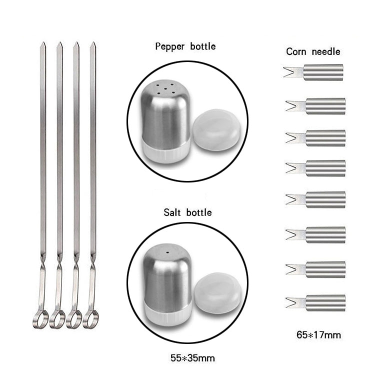 20-Piece Camping & BBQ Utensil Set with Carry Bag