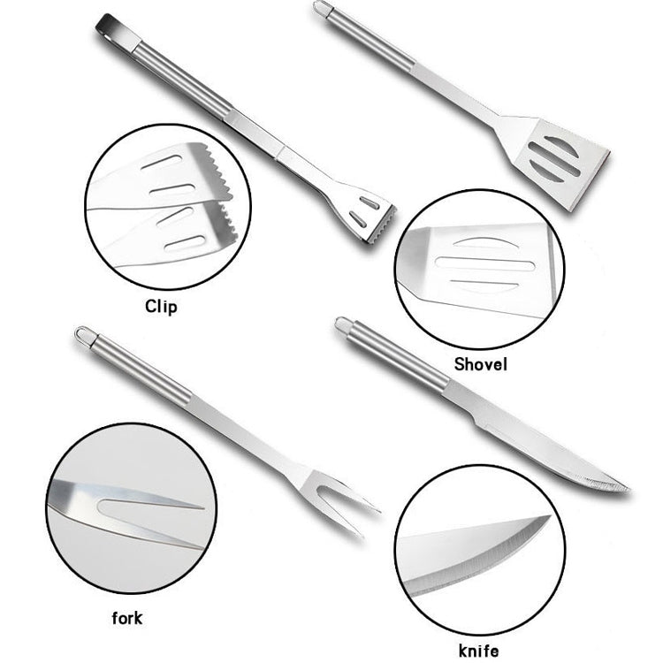 20-Piece Camping & BBQ Utensil Set with Carry Bag