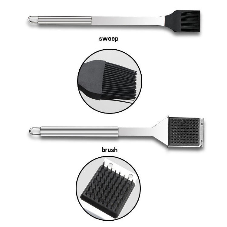 20-Piece Camping & BBQ Utensil Set with Carry Bag