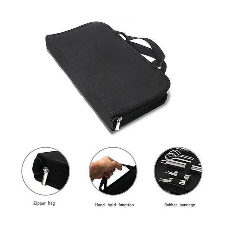 20-Piece Camping & BBQ Utensil Set with Carry Bag