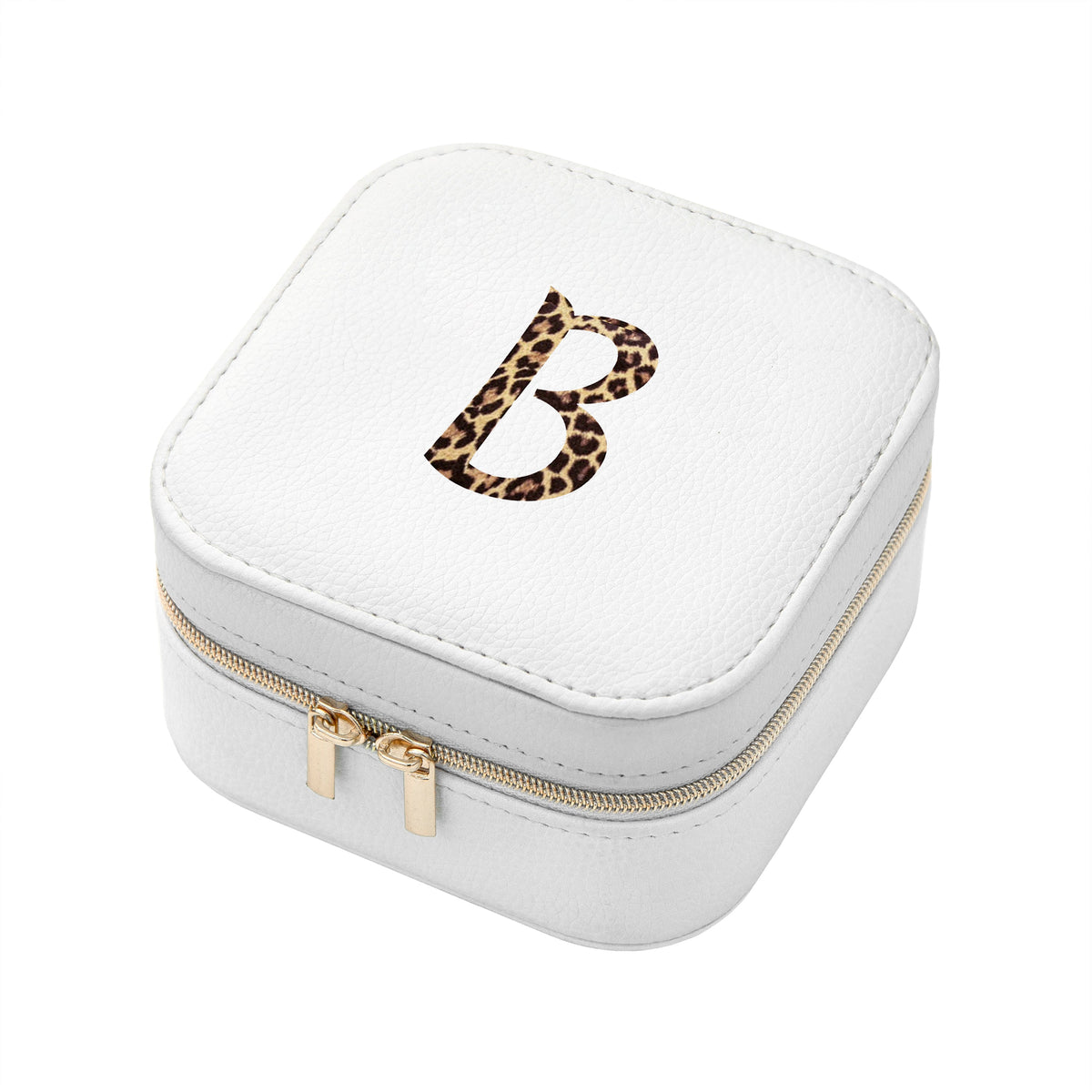 Personalised Animal Print Travel Jewellery Case