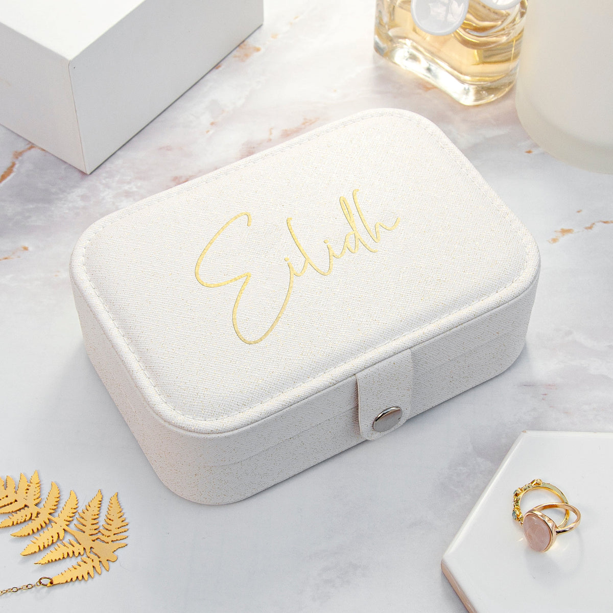 Personalised Travel Jewellery Case