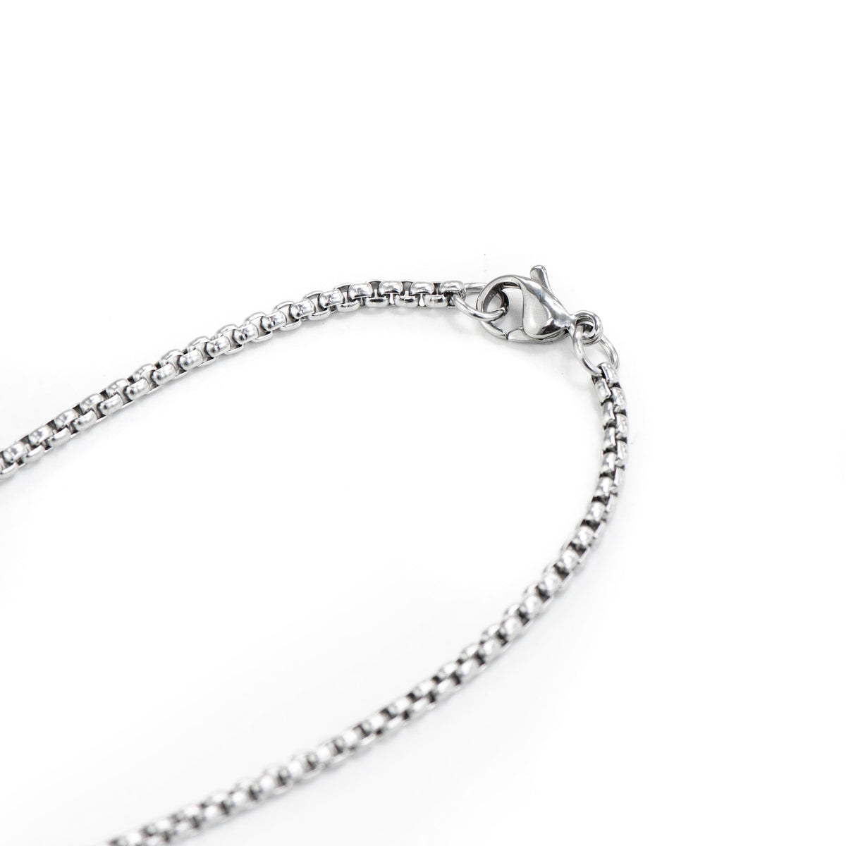Personalised Men's Silver Dog Tag Necklace