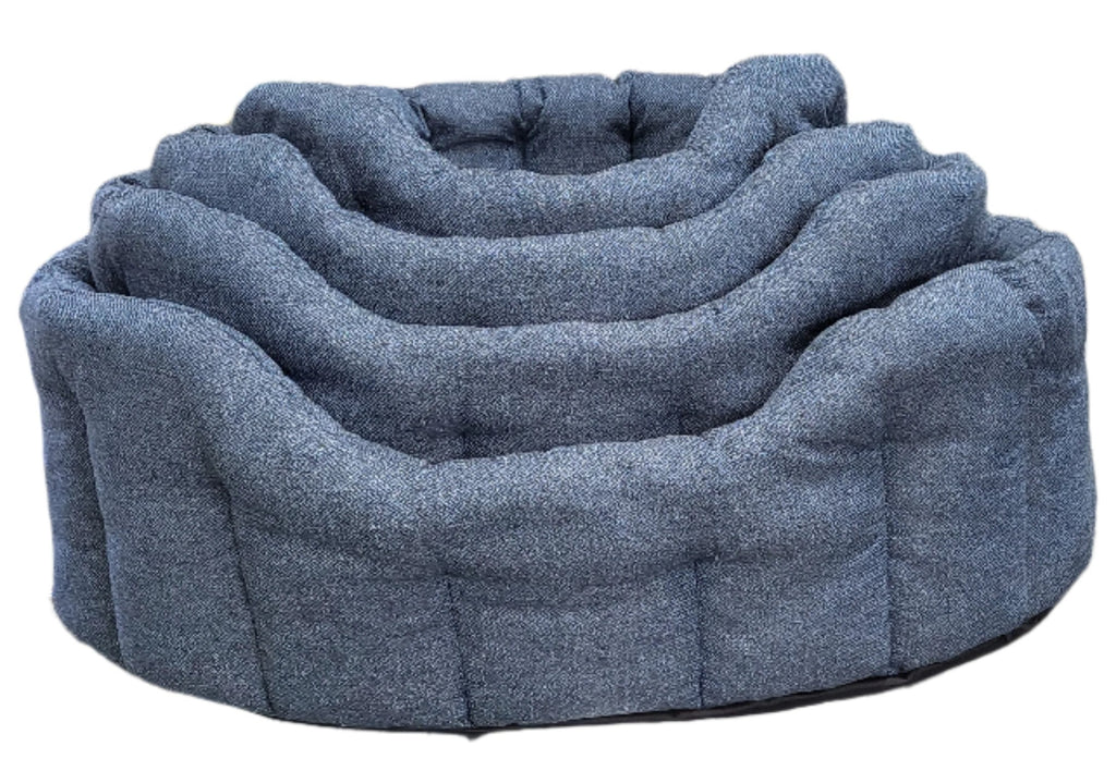 Country Dog Premium Orkney Tweed Oval Dog Bed