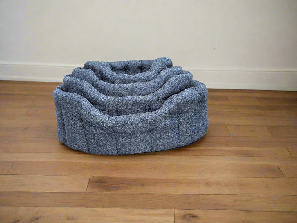 Country Dog Premium Orkney Tweed Oval Dog Bed