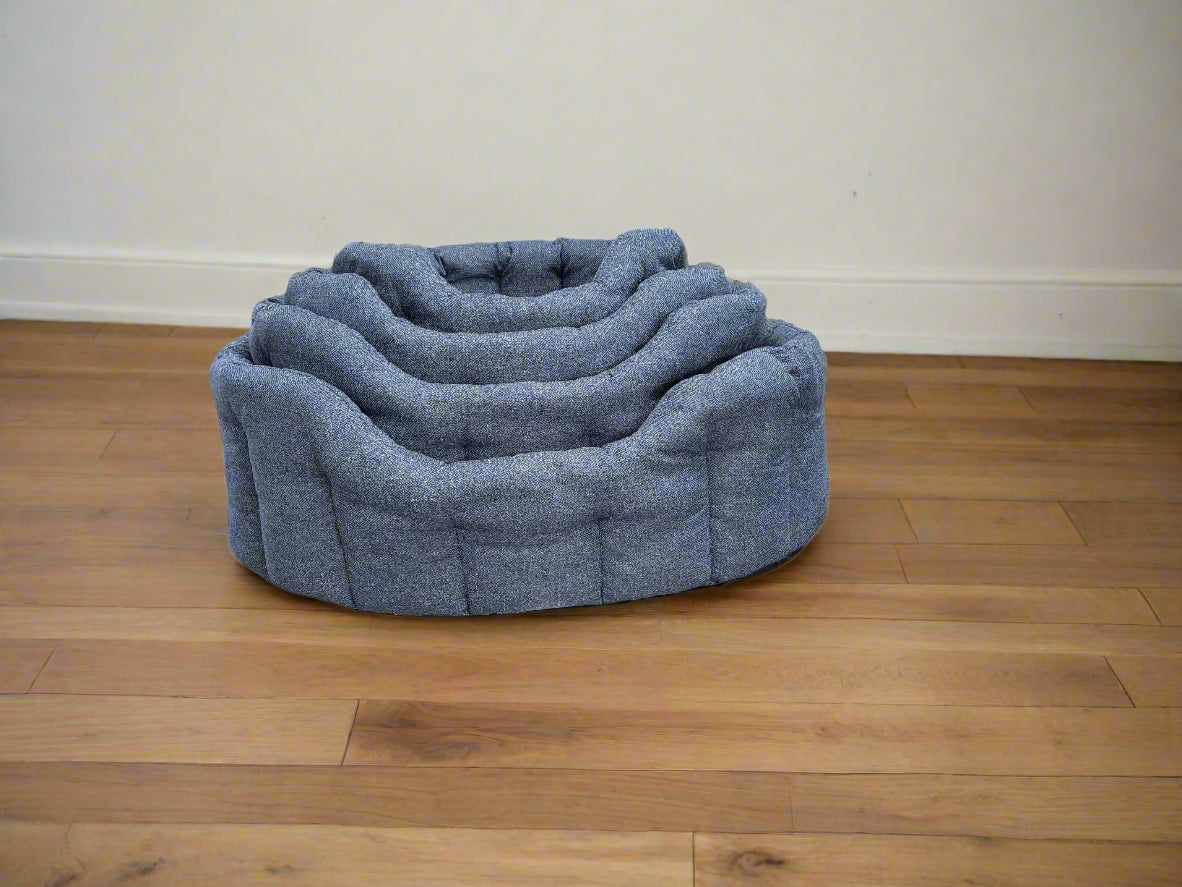 Country Dog Premium Orkney Tweed Oval Dog Bed