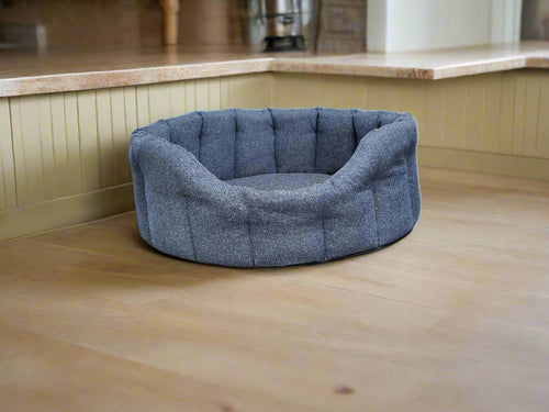 Country Dog Premium Orkney Tweed Oval Dog Bed
