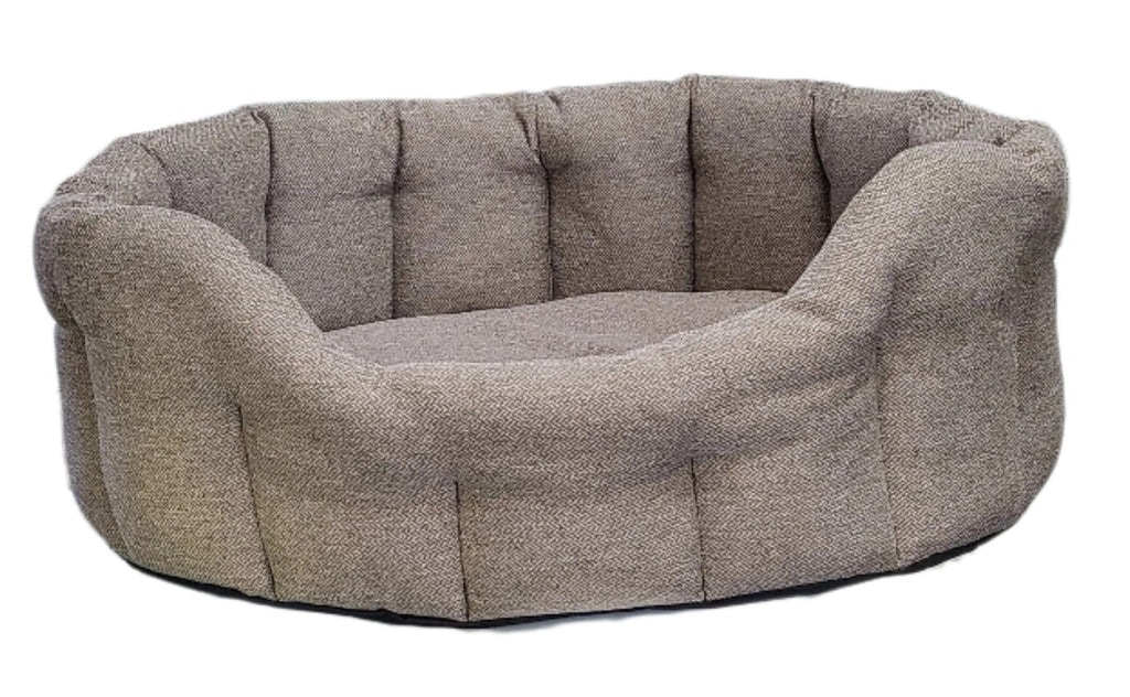 Country Dog Premium Orkney Tweed Oval Dog Bed