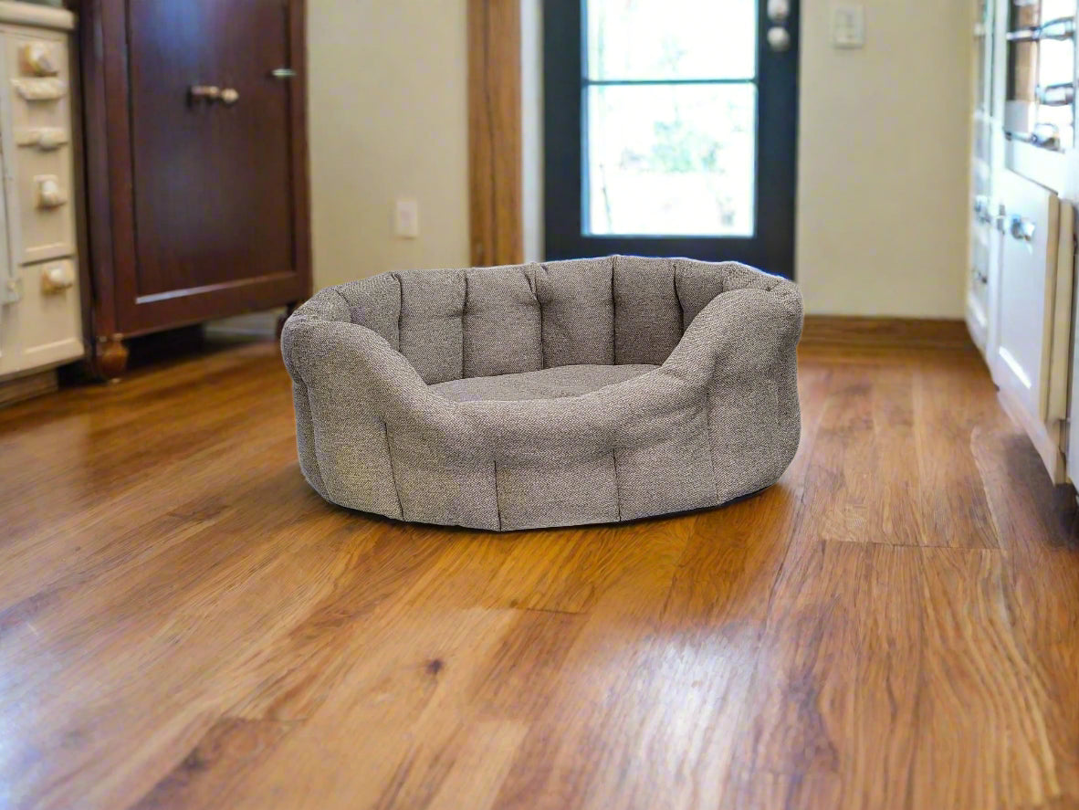 Country Dog Premium Orkney Tweed Oval Dog Bed