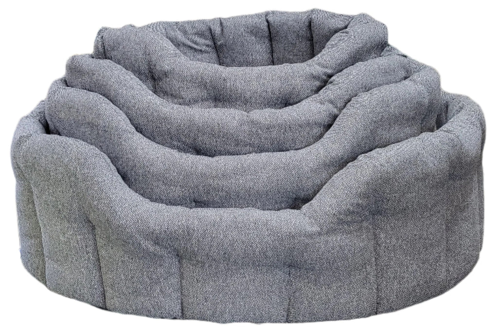 Country Dog Premium Orkney Tweed Oval Dog Bed