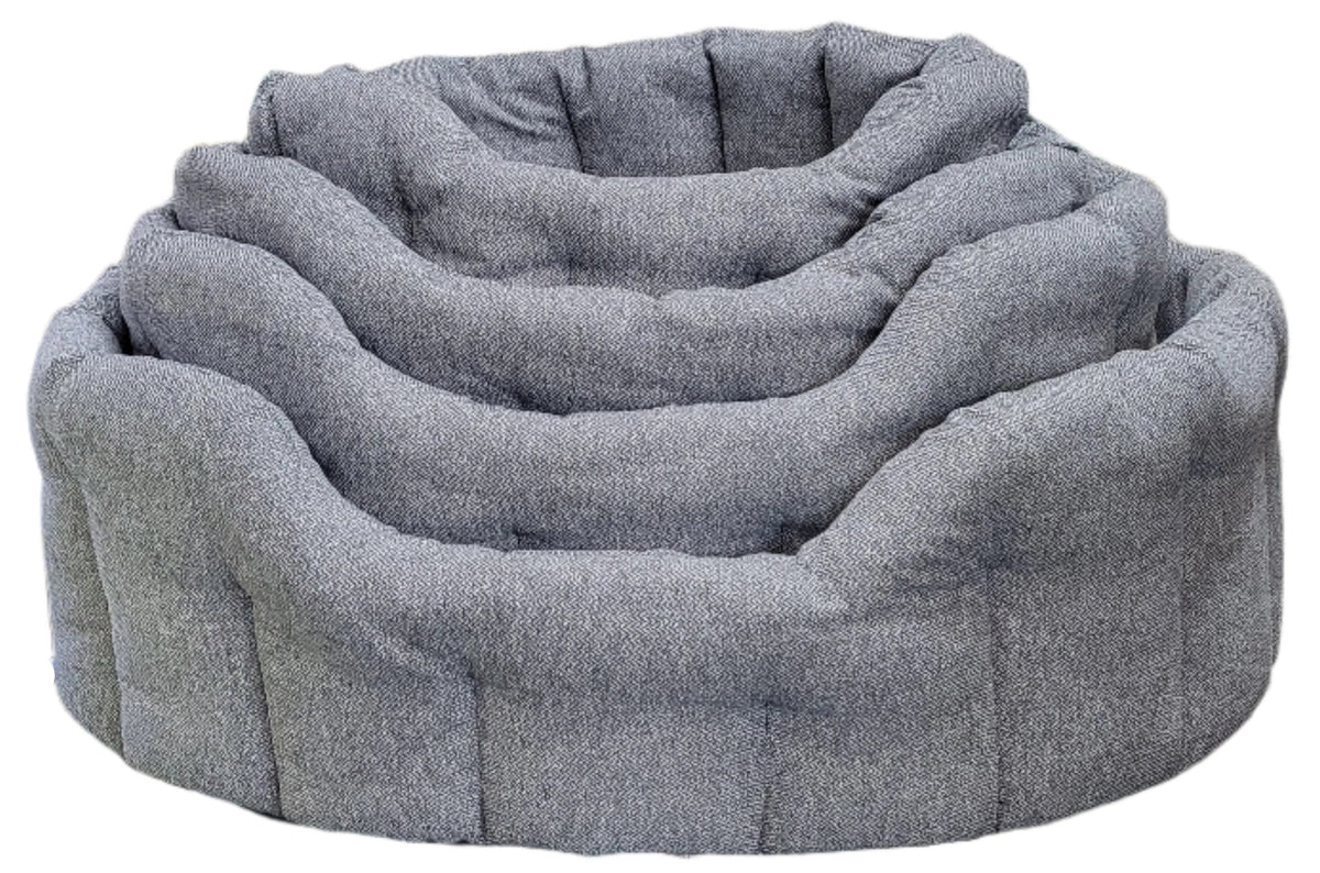 Country Dog Premium Orkney Tweed Oval Dog Bed