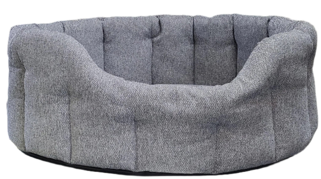 Country Dog Premium Orkney Tweed Oval Dog Bed
