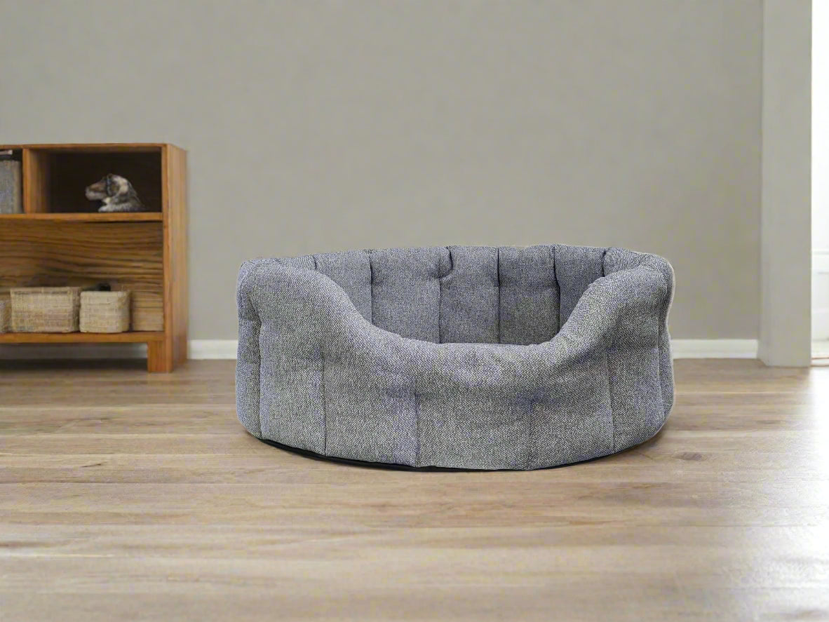 Country Dog Premium Orkney Tweed Oval Dog Bed