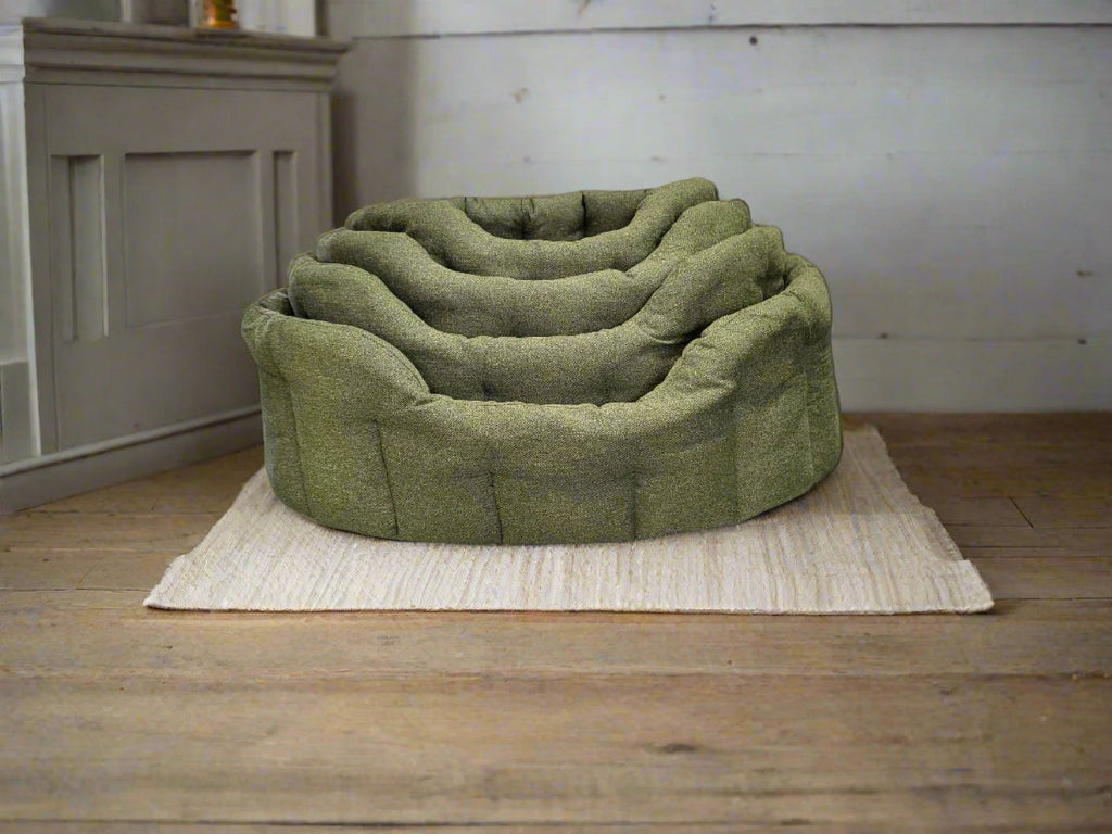 Country Dog Premium Orkney Tweed Oval Dog Bed
