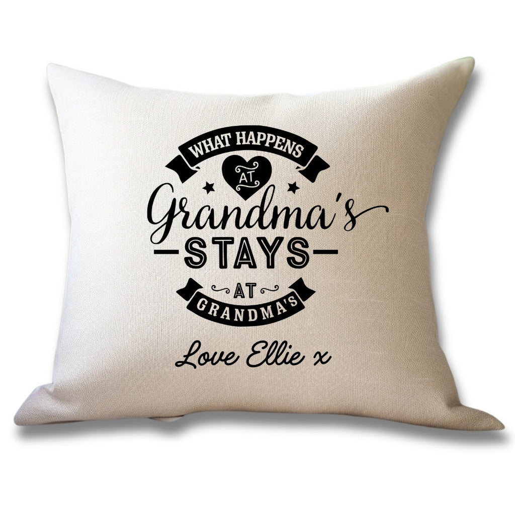 Personalised Grandma's House Cushion