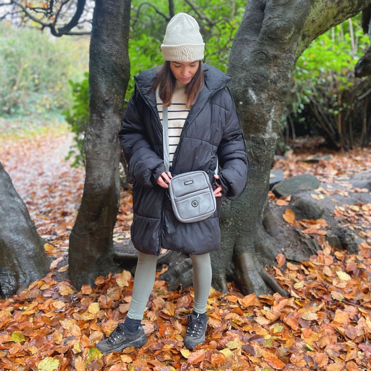 PupClub Mini Dog Walking Bag – Grey