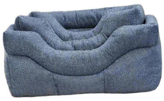 Country Dog Premium Orkney Tweed High-Sided Rectangular Dog Bed