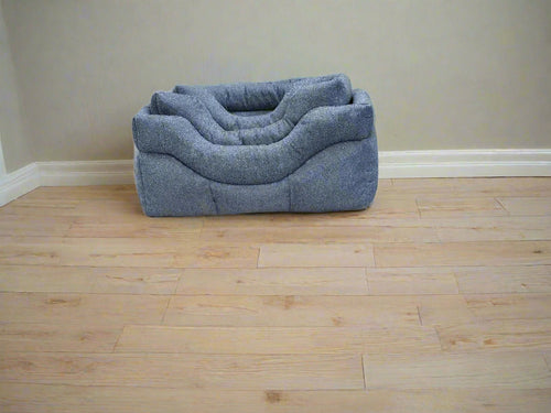 Country Dog Premium Orkney Tweed High-Sided Rectangular Dog Bed