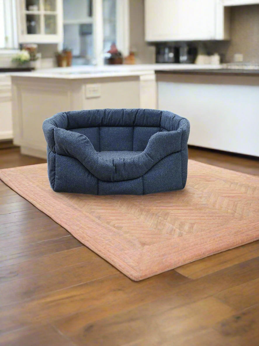 Country Dog Premium Orkney Tweed High-Sided Rectangular Dog Bed
