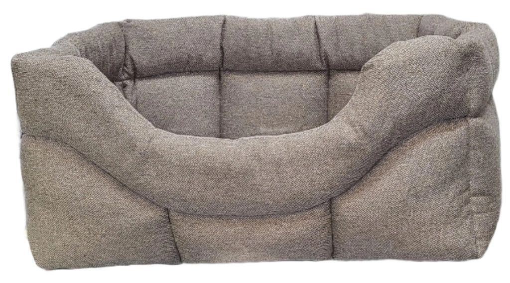 Country Dog Premium Orkney Tweed High-Sided Rectangular Dog Bed