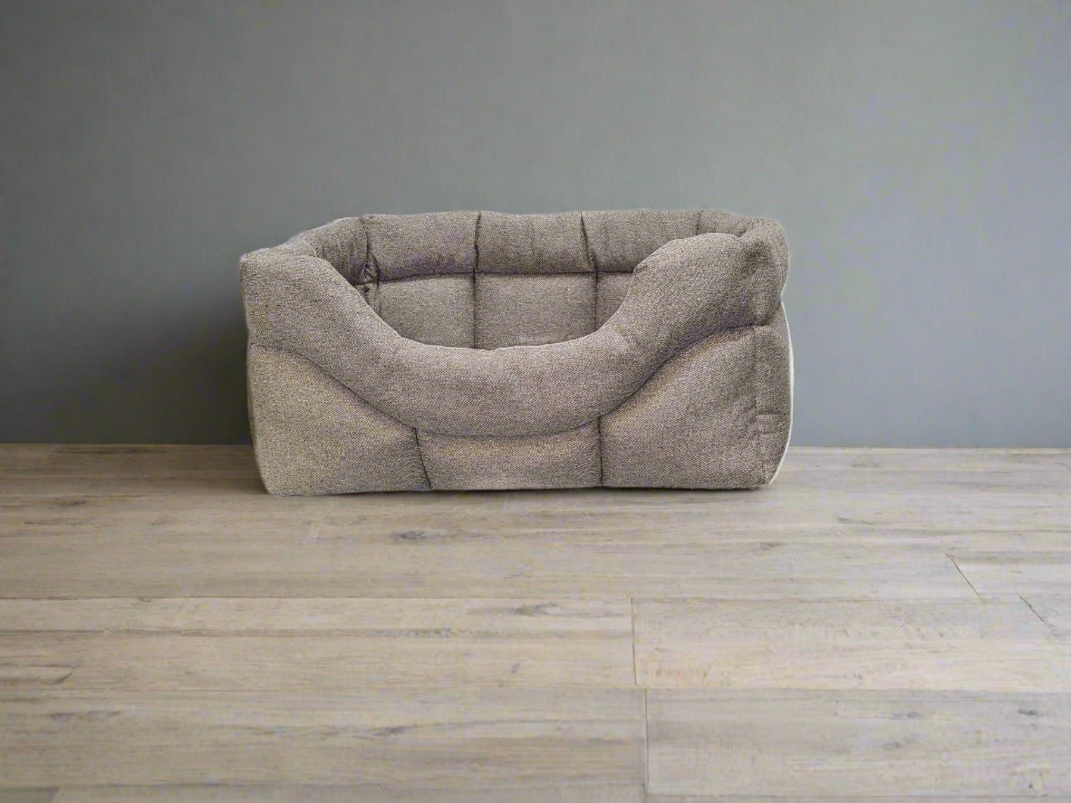 Country Dog Premium Orkney Tweed High-Sided Rectangular Dog Bed