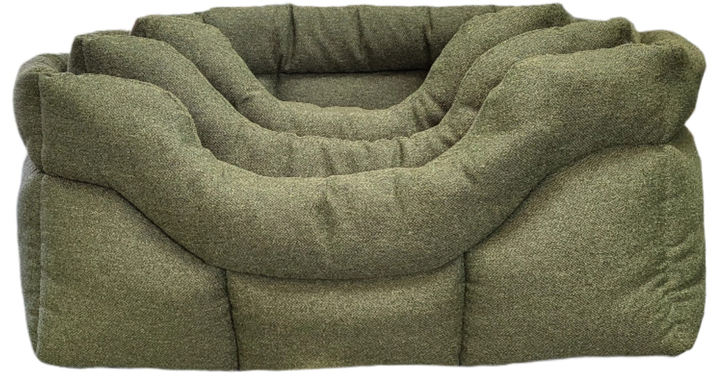 Country Dog Premium Orkney Tweed High-Sided Rectangular Dog Bed