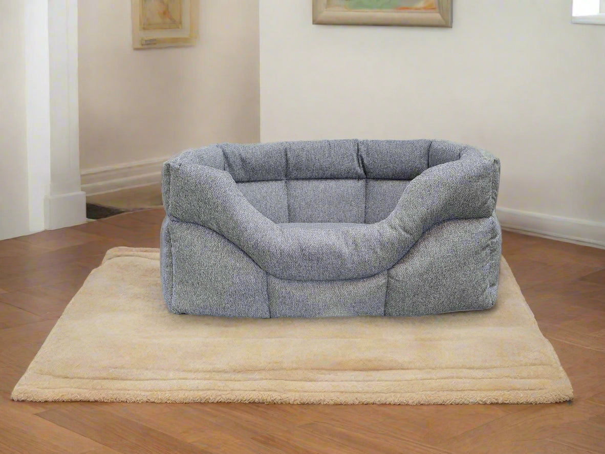 Country Dog Premium Orkney Tweed High-Sided Rectangular Dog Bed