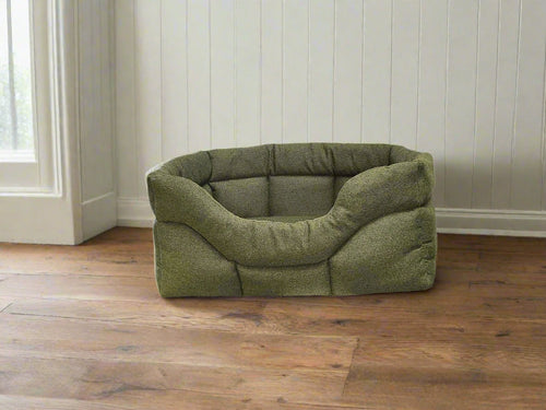 Country Dog Premium Orkney Tweed High-Sided Rectangular Dog Bed