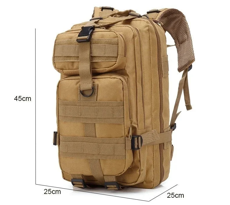 QT&QY 30L/50L MOLLE Tactical Backpack for Hiking & Travel
