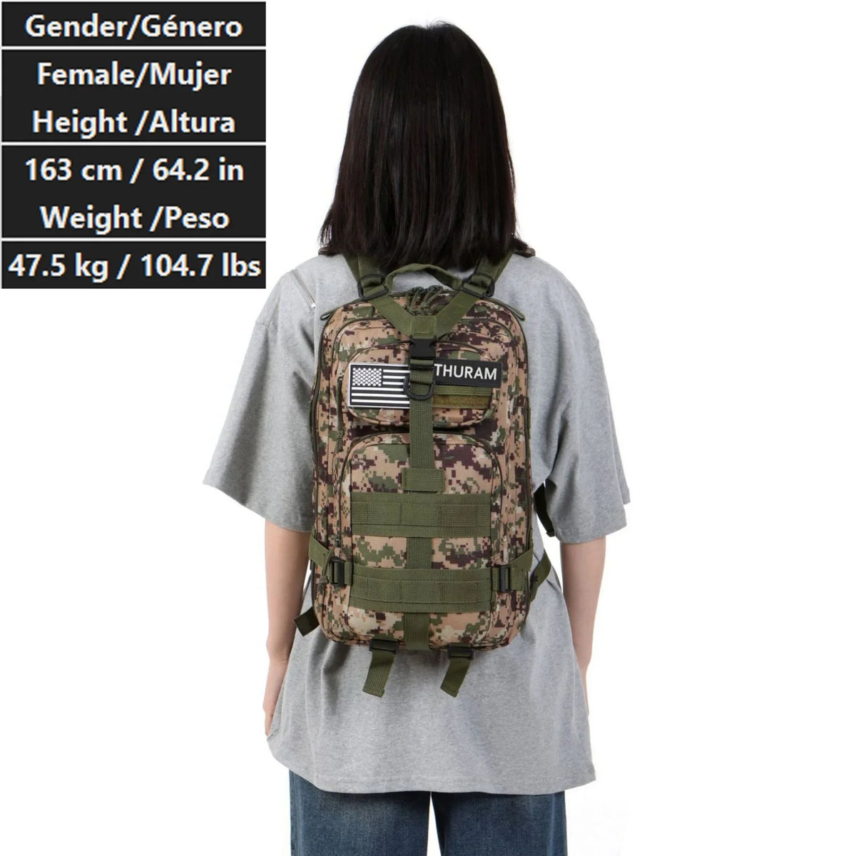 Thuram 30L / 50L Tactical Backpack for Hiking, Camping & Fishing