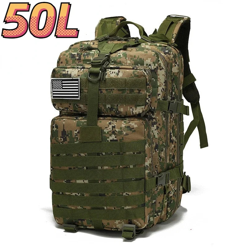 Thuram 30L / 50L Tactical Backpack for Hiking, Camping & Fishing