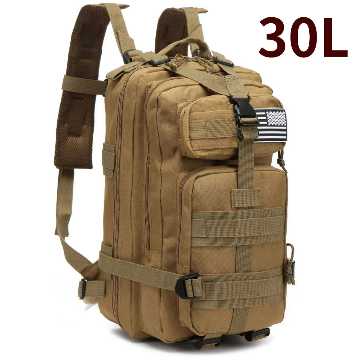 Thuram 30L / 50L Tactical Backpack for Hiking, Camping & Fishing