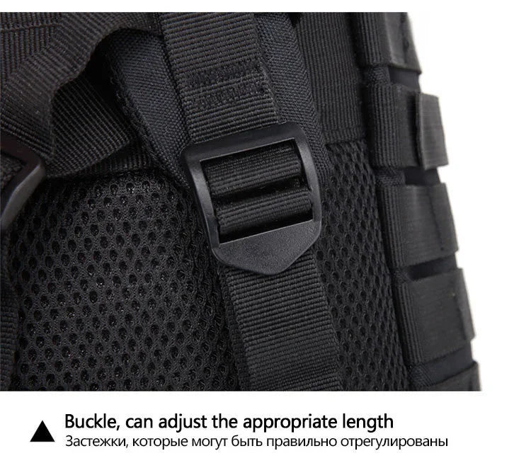 QT&QY 30L/50L MOLLE Tactical Backpack for Hiking & Travel