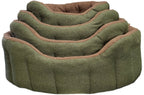 Country Dog Premium Orkney Tweed Fleece-Lined Bolster Dog Bed