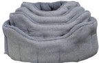 Country Dog Premium Orkney Tweed Fleece-Lined Bolster Dog Bed