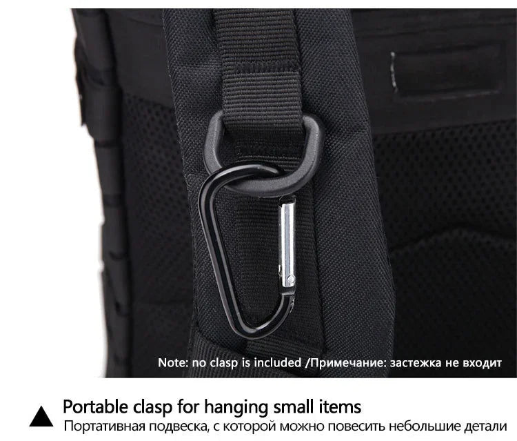 QT&QY 30L/50L MOLLE Tactical Backpack for Hiking & Travel