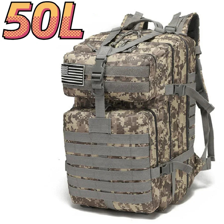 Thuram 30L / 50L Tactical Backpack for Hiking, Camping & Fishing