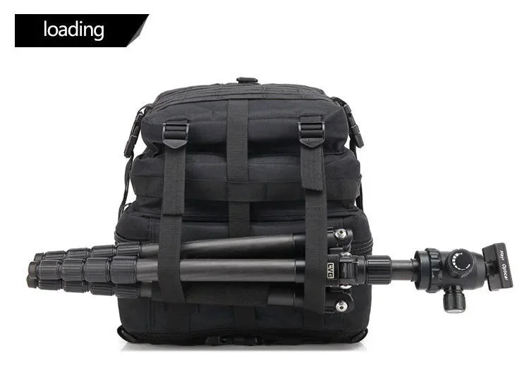 QT&QY 30L/50L MOLLE Tactical Backpack for Hiking & Travel