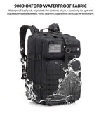 QT&QY 30L/50L MOLLE Tactical Backpack for Hiking & Travel