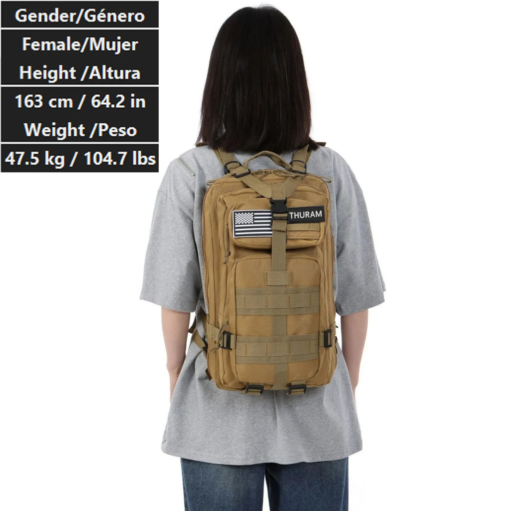 Thuram 30L / 50L Tactical Backpack for Hiking, Camping & Fishing