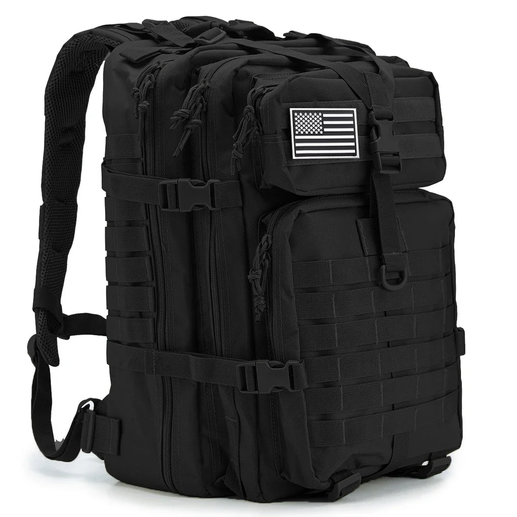QT&QY 30L/50L MOLLE Tactical Backpack for Hiking & Travel