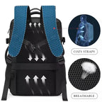 BANGE Aesthetic Men Business Backpack School Expandable USB Bag, Large Capacity 17.3 Laptop Waterproof Fashion Travel Backpack
