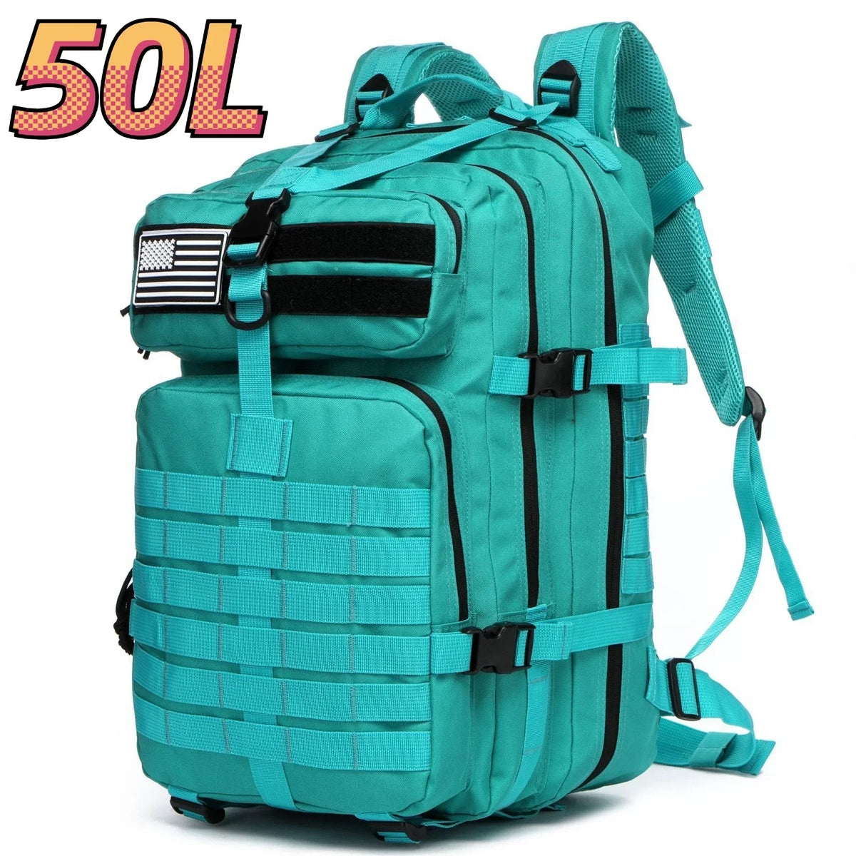 Thuram 30L / 50L Tactical Backpack for Hiking, Camping & Fishing