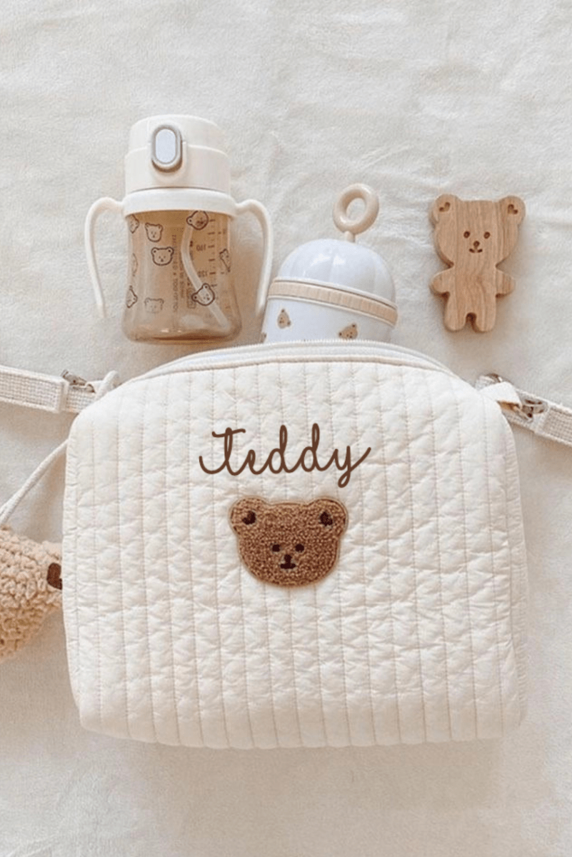 Personalised Teddy Grab & Go Bag