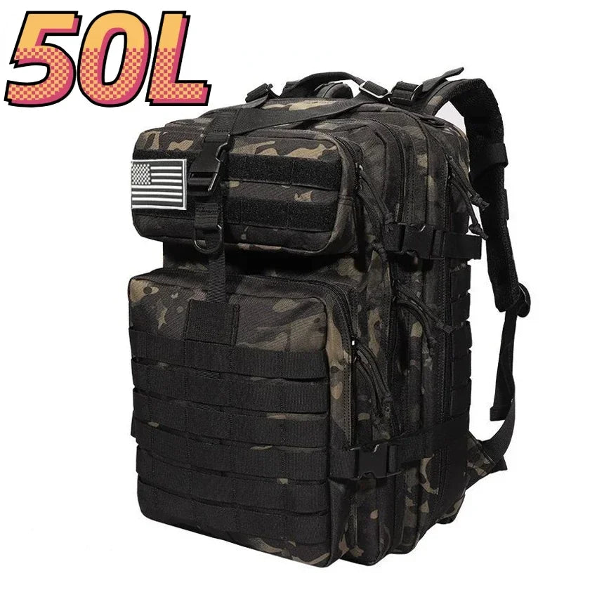 Thuram 30L / 50L Tactical Backpack for Hiking, Camping & Fishing