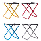 Ultralight Folding Camping Stool – Aluminium Frame, 85kg Capacity